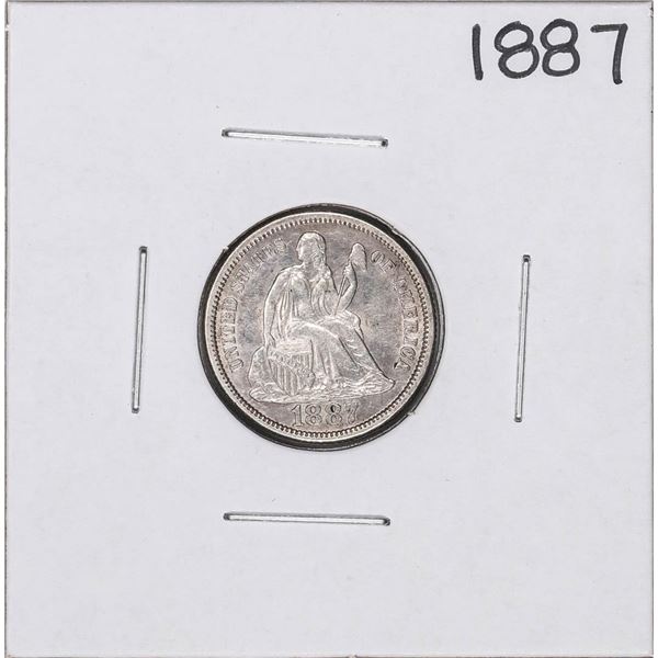 1887 Seated Liberty Dime Coin