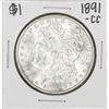 Image 1 : 1891-CC $1 Morgan Silver Dollar Coin