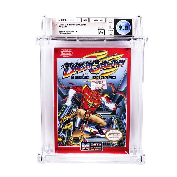 Dash Galaxy & The Alien Asylum NES Nintendo Sealed Video Game WATA 9.0/A+