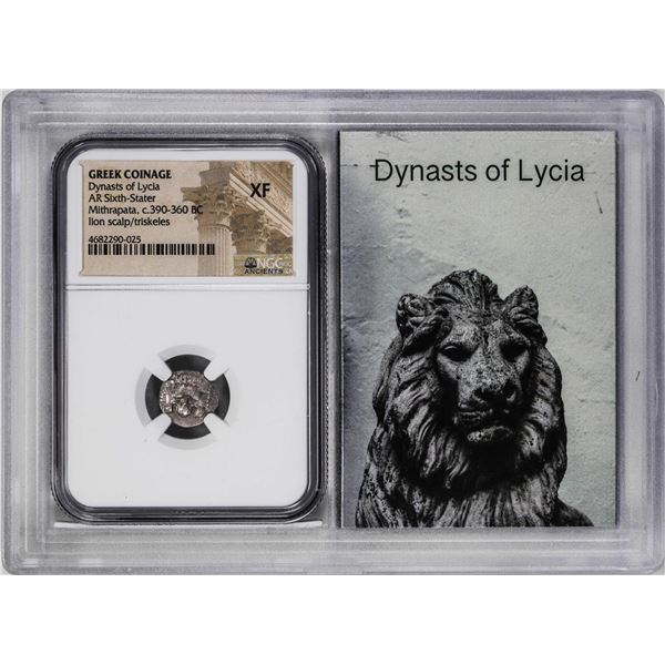 Greek Dynasts of Lycia Mithrapata c.390-360 BC AR Sixth-Stater Ancient Coin NGC XF