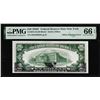 Image 1 : 1950C $10 Federal Reserve Note Partial Offset Error PMG Gem Uncirculated 66EPQ
