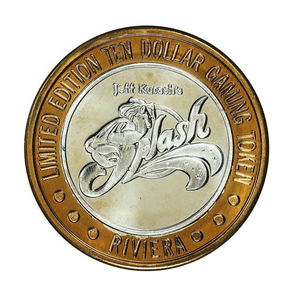 .999 Silver Riviera Hotel and Casino $10 Casino Limited Edition Gaming Token