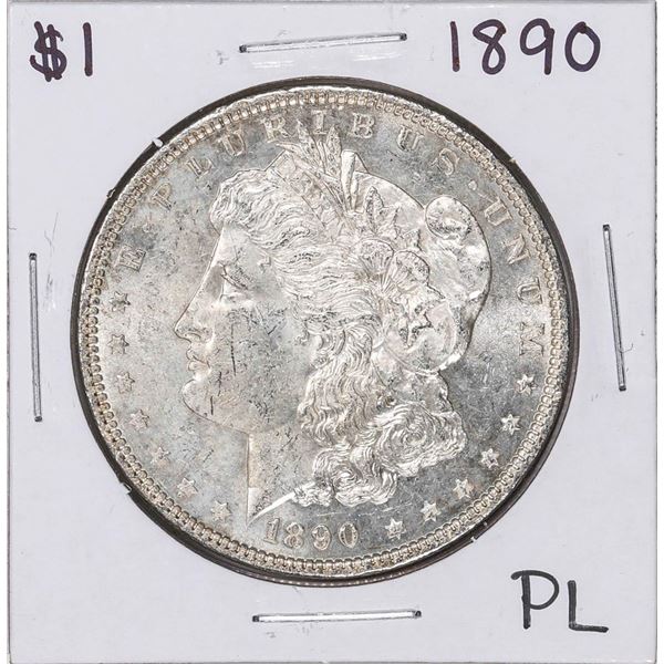 1890 $1 Morgan Silver Dollar Coin Proof Like