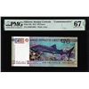 Image 1 : 2017 Djibouti Central Bank 40 Francs Note Pick# 46a PMG Superb Gem Uncirculated 67EPQ