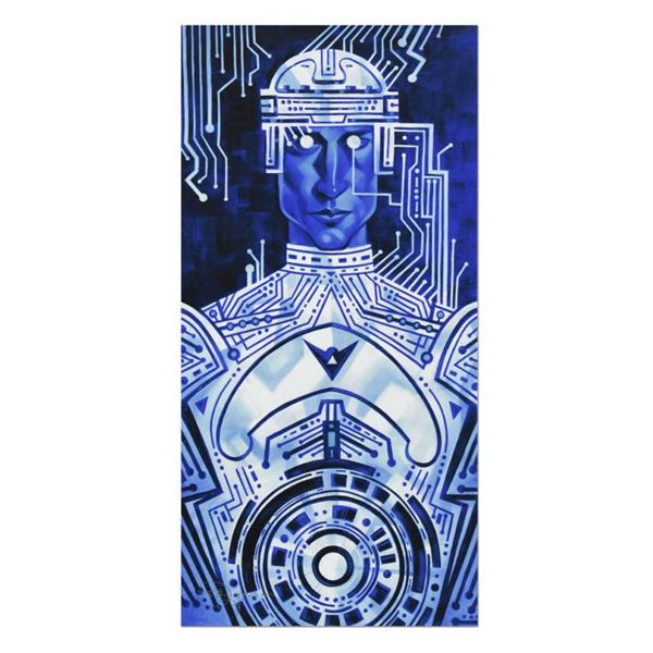 Tim Rogerson "Tron In Silicon" Limited Edition Giclee On Canvas