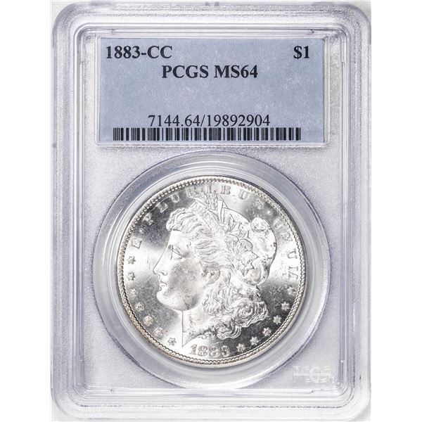 1883-CC $1 Morgan Silver Dollar Coin PCGS MS64