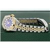 Image 7 : Rolex Ladies Two Tone Blue Vignette Diamond & Sapphire Datejust Wristwatch