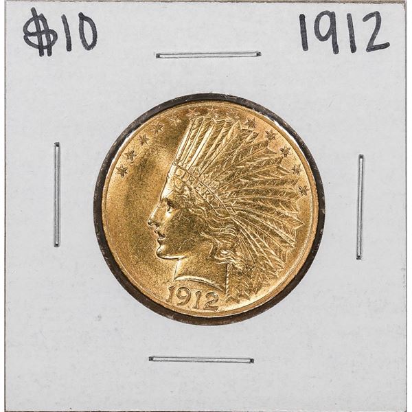 1912 $10 Indian Head Eagle Gold Coin