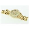 Image 9 : Rolex Ladies 18KT Yellow Gold Champagne Diamond President Wristwatch
