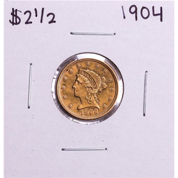 1904 $2 1/2 Liberty Head Quarter Eagle Gold Coin