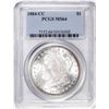 Image 1 : 1884-CC $1 Morgan Silver Dollar Coin PCGS MS64
