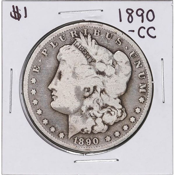 1890-CC $1 Morgan Silver Dollar Coin