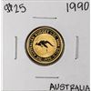 Image 1 : 1990 $25 Australian Nugget 1/4 oz Gold Coin