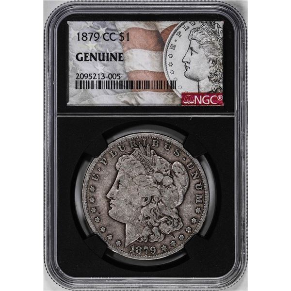 1879-CC $1 Morgan Silver Dollar Coin NGC Genuine