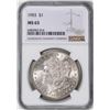 Image 1 : 1903 $1 Morgan Silver Dollar Coin NGC MS63