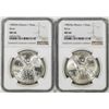 Image 1 : Lot of 1982Mo & 1983Mo Mexico 1 Onza Libertad Silver Coins NGC MS66