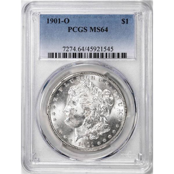 1901-O $1 Morgan Silver Dollar Coin PCGS MS64