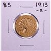 1913-S $5 Indian Head Half Eagle Gold Coin