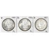Image 1 : Lot of 1885-1887 $1 Morgan Silver Dollar Coins Proof Like