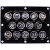 1950-1963 Proof Franklin Half Dollar Coin Set in Capitol Plastic
