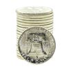 Image 2 : Roll of (20) Brilliant Uncirculated 1963 Franklin Half Dollar Coins