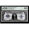 Image 1 : 1923 $1 Silver Certificate Note PMG Choice Uncirculated 64EPQ