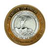Image 1 : .999 Silver Bill's Casino Lake Tahoe, Nevada $10 Casino Gaming Token Limited Edition