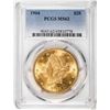 1904 $20 Liberty Head Double Eagle Gold Coin PCGS MS62