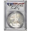 2006-W $1 Proof American Silver Eagle Coin PCGS PR69DCAM Edmund Moy Signature