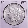 1892 $1 Morgan Silver Dollar Coin