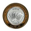 Image 1 : .999 Silver Gambler Reno, Nevada $10 Casino Limited Edition Gaming Token