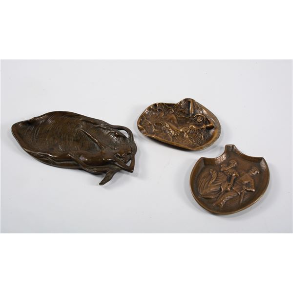 Lot of 3 Bronze Pieces