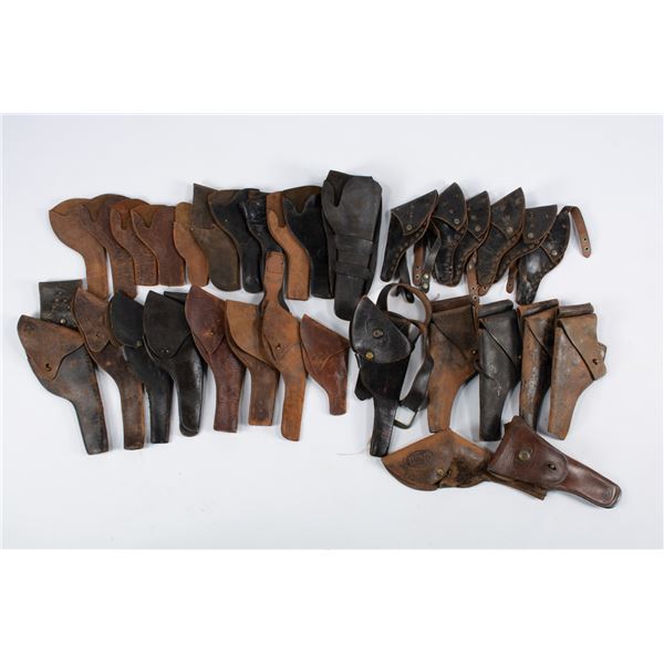 Lot of 32 Gun Holsters used by the Tom Mix Circus