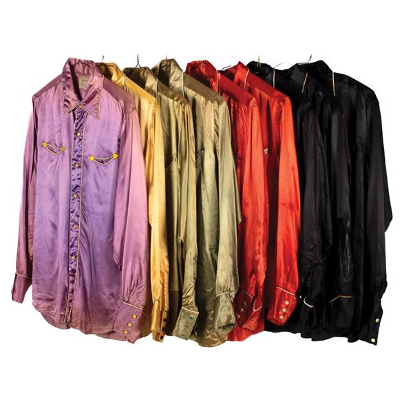 Lot of (9) H Bar C Lustrocel Long Sleeved Shirts