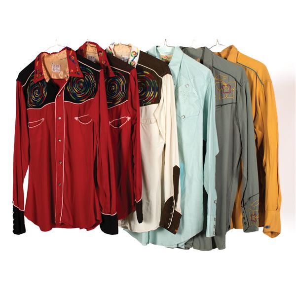 Lot of (12) Assorted Style Vintage Western Shirts