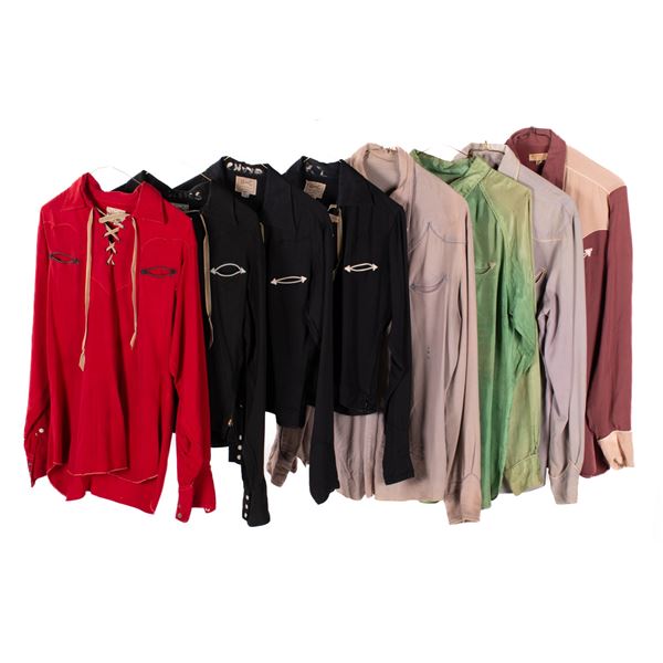 Lot of (13) Assorted Style Vintage Western Shirts