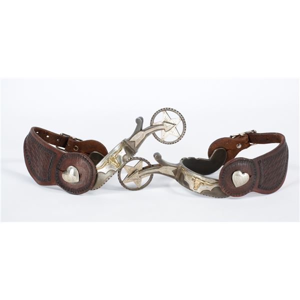 Gene Rogers Longhorn Spurs