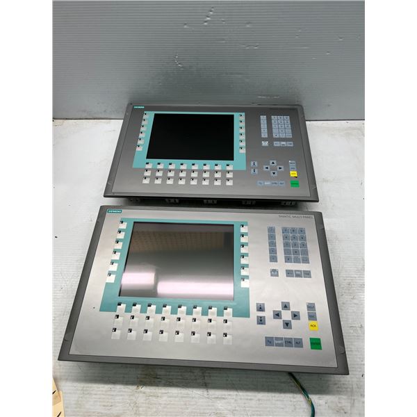 (2) Siemens #6AV6 643-0DD01-1AX1 MP277 10" Key Screens