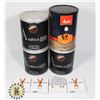 Image 1 : 4 CANS OF ASSORTED GROUND COFFEE