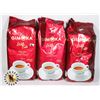 Image 1 : 3 BAGS GIMOKA GRAN BAR MISCELA BAR CAFFE 1000G