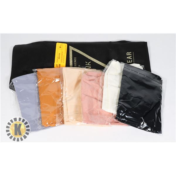 SET OF 6 MINK WOMENS UNDERWEAR SIZE L