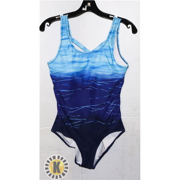 WOMENS SWIMSUIT SIZE M BLUE