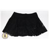 Image 1 : WOMENS BLACK LACE SKIRT SIZE S