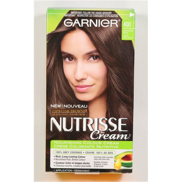 NEW GARNIER NUTRISSE CREAM HAIR COLOUR