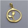 Image 2 : GOLD PLATED SILVER  PENDANT (~WEIGHT 3G)