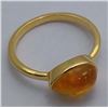 Image 1 : SILVER CITRINE  RING (~WEIGHT 2G) SIZE 7.25