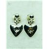 Image 1 : SILVER CUBIC ZIRCONIA  EARRINGS