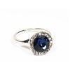 Image 1 : NEW SILVER TONE RHINESTONE ROUND SHAPED RING