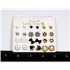 Image 1 : 12 NEW PAIRS OF ASSORTED STUD EARRINGS BLACK BOW S