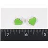 Image 1 : NEW 80'S STYLE LIME GREEN STUD EARRINGS